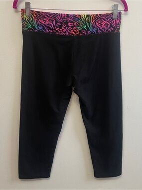 Y2K Leopard Capri Colorfull Lisa Frank Print Style